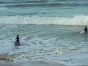 Surfista en San Lorenzo. Gijn, Asturias
